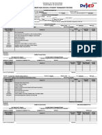 Senior High School Student Permanent Record: Republic of The Philippines Department of Education