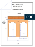 Alzado Muro y Arcos
