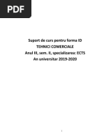 Tehnici comerciale - Belascu -  2019