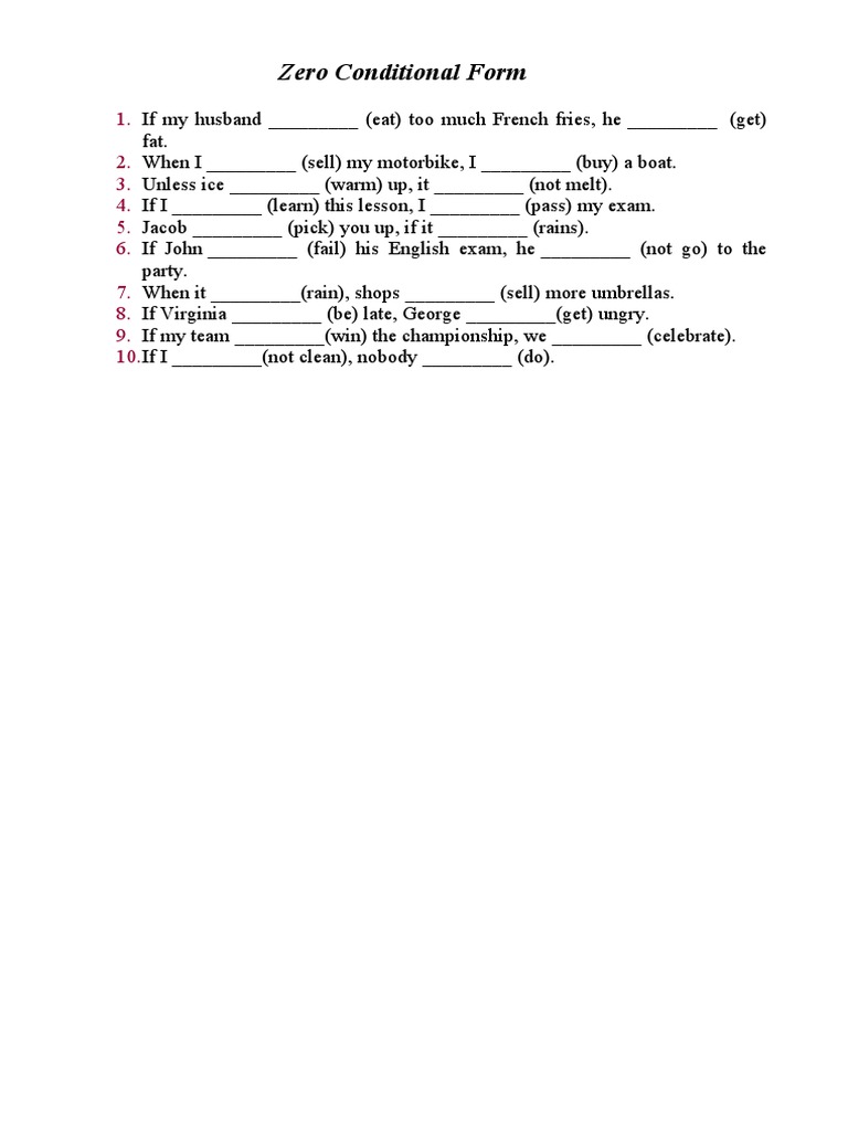 Zero Conditional | PDF