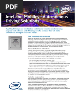 Intel and Mobileye Autonomous Driving Solutions: Product Brief