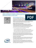 Intel and Mobileye Autonomous Driving Solutions: Product Brief