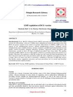 GMP Regulation of BCG Vaccine