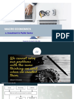 Macroeconomics 1 Investment in Public Sector