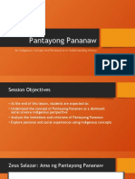 Pantayong Pananaw: An Indigenous Concept and Perspective in Understanding History