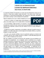 Cambio de Mascarilla N95 PDF