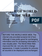 Birth of World Wide Web