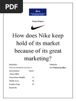 Download Nike Project Report by tarun SN46590569 doc pdf