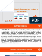 Clasificacion de Las Cuentas en Reales o de Balance, Nominales o de Resultado, Cuentas de Orden