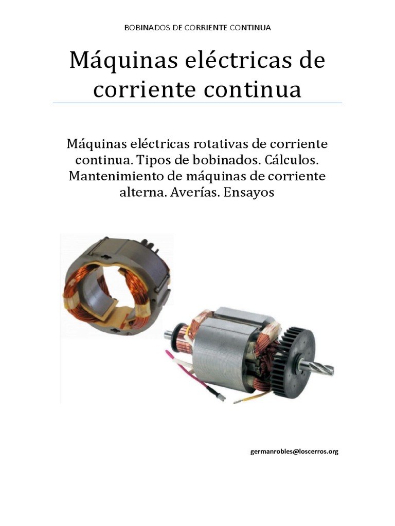 Tema Máquinas DC 2021 | | Inductor | eléctrico