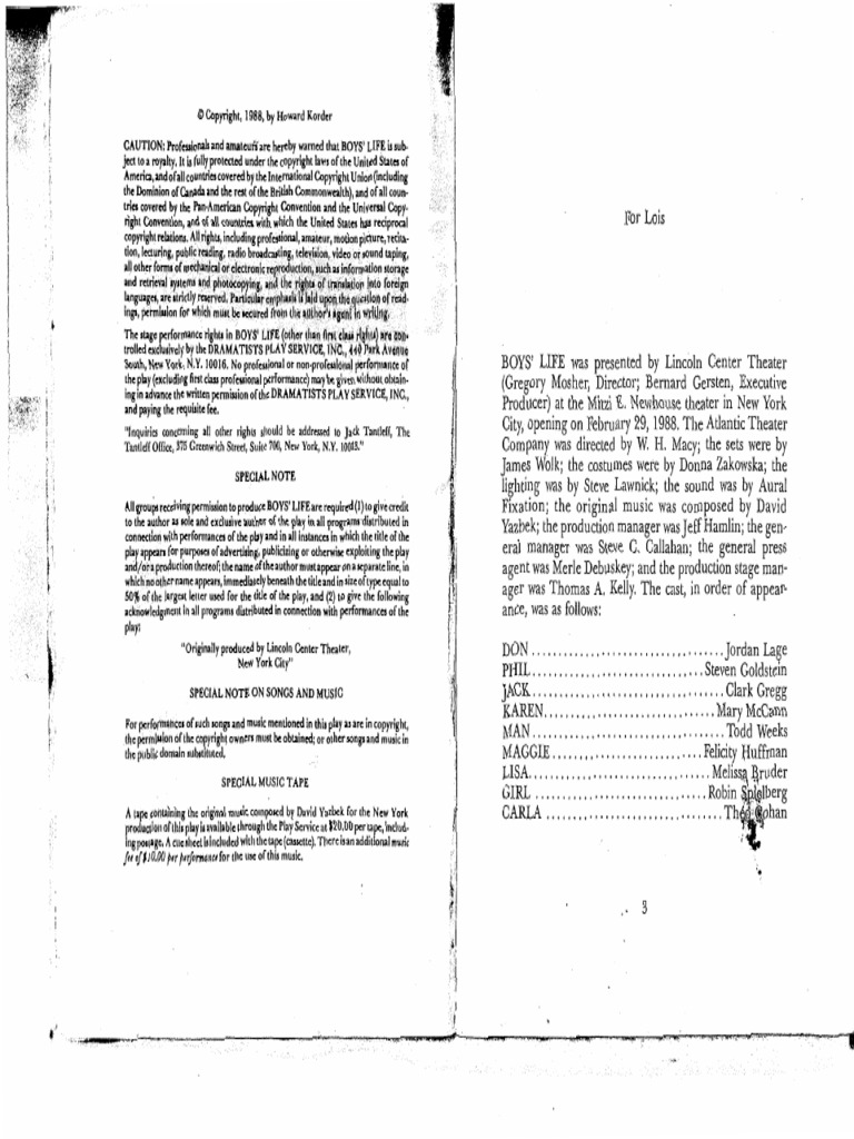 Korder Boy S Life PDF