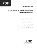 White Paper On Fire Resistance of Timber Structures