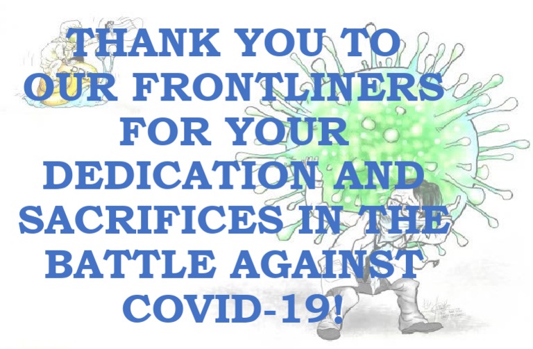 Thank You To Our Frontliners For Your Dedication | PDF