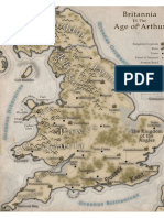 Map of Britannia in The Age of Arthur