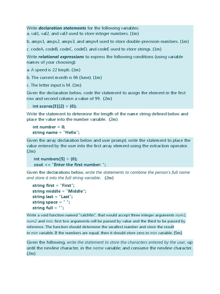 Int Number 0 String Name "Hello" and Store It Into The Full String