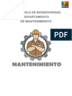 Protocolo de Bioseguridad Mantenimiento