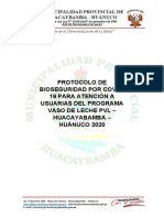 Protocolo de Bioseguridad Por Covid