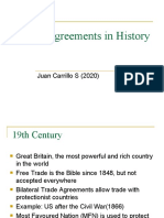 Trade Agreements in History