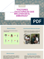 FACTORES SOCIOCULTURALES QUE INFLUYEN EN EL EMBARAZO ADOLESCENTE