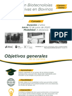 Maestría en Biotecnologías Reproductivas en Bovinos 2020 PDF