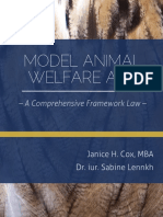 Model Animal Welfare Act PDF