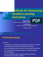 Methods for Assessing Workshop.ppt