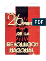 26 Puntos de la Revolución Nacional, Los.doc