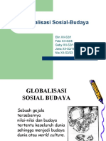 Globalisasi Sosial-Budaya