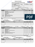 Senior High School Student Permanent Record: Republic of The Philippines Department of Education