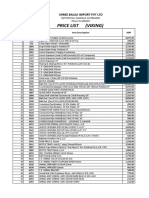 Price List (Viking) 2077 PDF