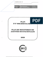 P 003-2019 Plan de Monitoreo de Agentes Ocupacionales