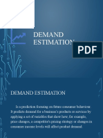 Demand Estimation - 2nd PT
