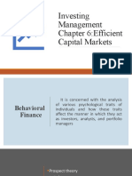 Investing Management Chapter 6:efficient Capital Markets