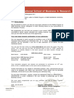 Selection Letter - 2018 PDF