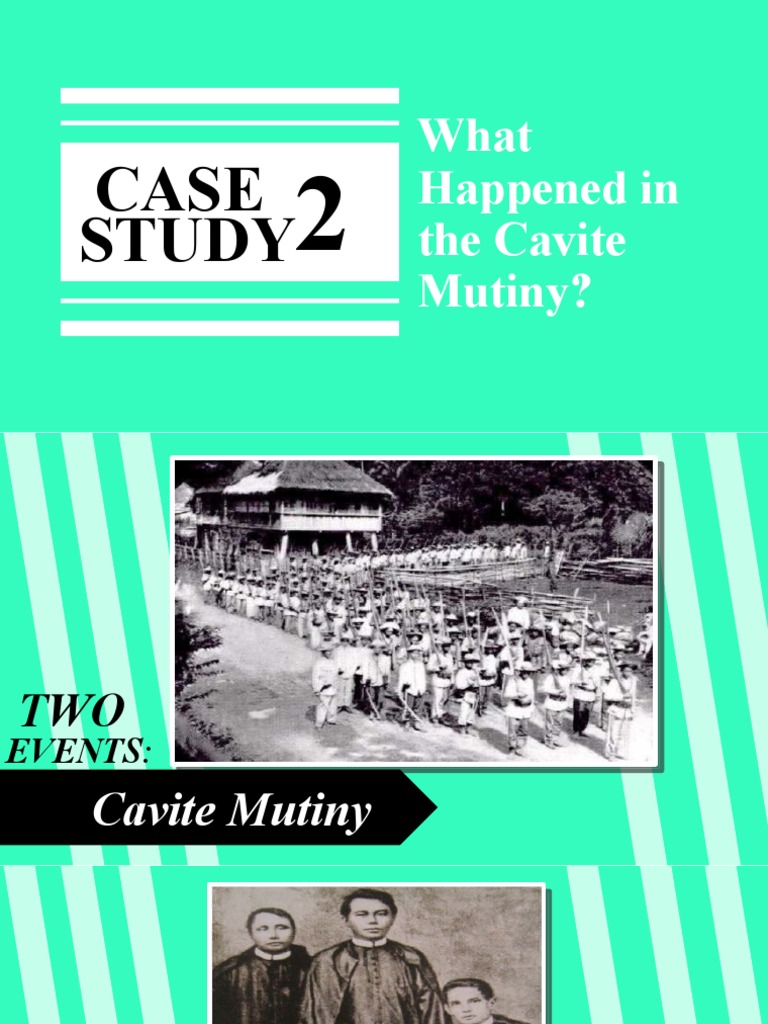 case study 2 what happened in the cavite mutiny summary