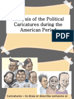 Analysis of The Political Caricatures During The American Period