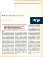 Periodontal Maintenance Therapy: DDS, M S GDH