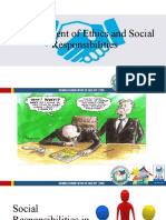 Management of Ethics and Social Responsibilities