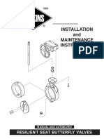 Installation and Maintenance Instructions: Resilient Seat Butterfly Valves