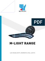 M-Light Range: Led Headlights, Marker & Tail Lights