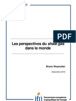 Les Perspectives Du Shale Gas Dans Le Monde