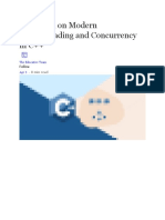 Modern C++ Concurrency Tutorial