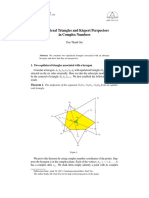 Equilateral Triangles and Kiepert Perspectors in Complex Numbers
