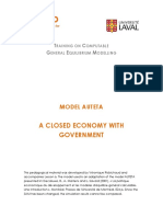 A Closed Economy With Government: Model Auteta