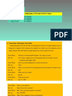 Group 2: Patient Admission & Present Perfect Tense