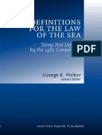 Definitions for the Law of the Sea