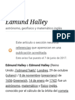 Edmund Halley - Wikipedia, La Enciclopedia Libre PDF