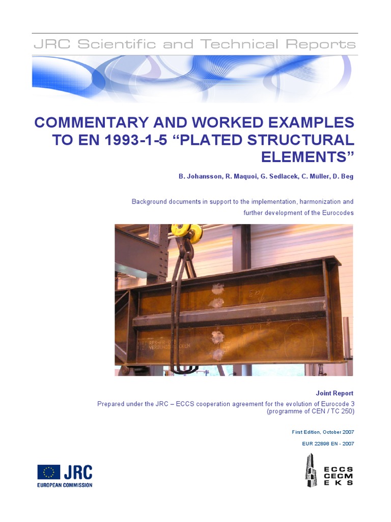 Commentary and Worked Examples To en 1993-1-5 