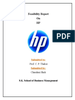 Feasibility Report On HP: S.K. School of Business Management