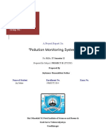 "Pollution Monitoring System": Project - Ii ITCC09 Semester - II 2020 Group No